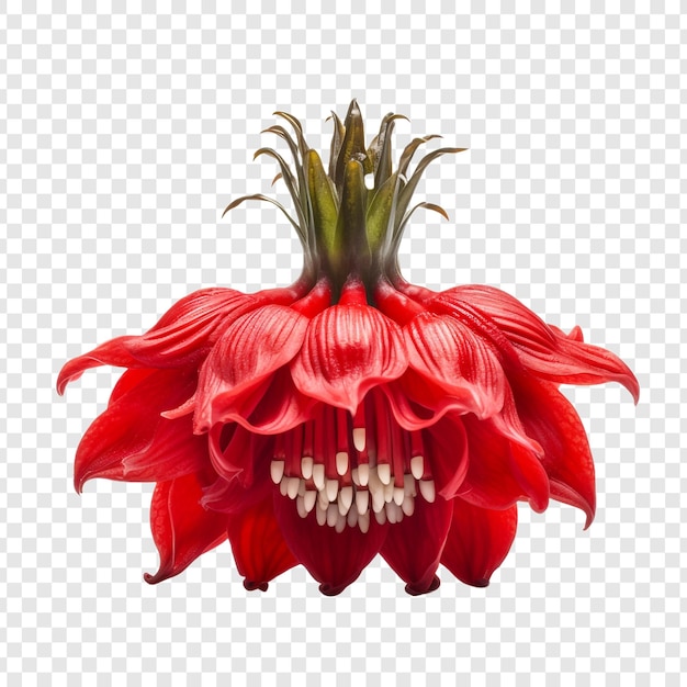PSD korona cesarska kwiat na przezroczystym tle