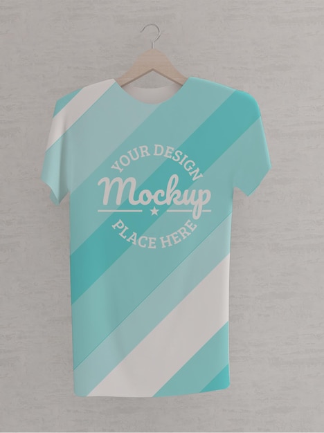 Korte mannen t-shirt mockup