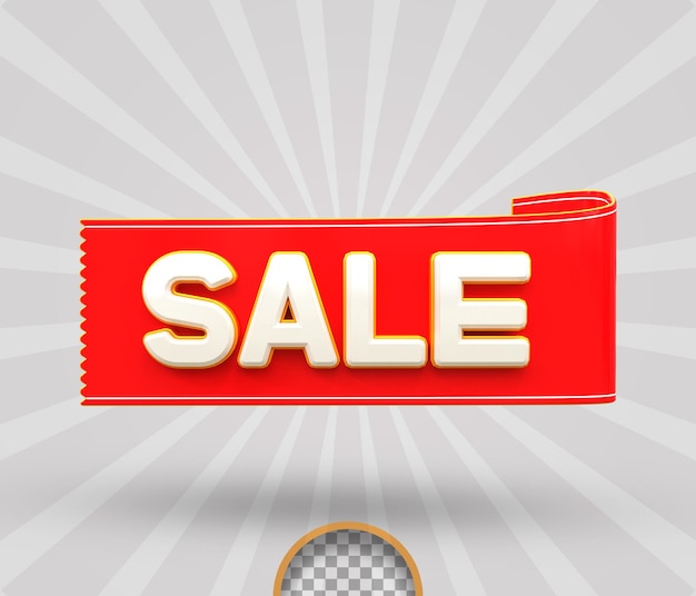 Kortingslabels en tag speciale aanbieding rood 3D-rendering nieuwe aanbieding tags badges