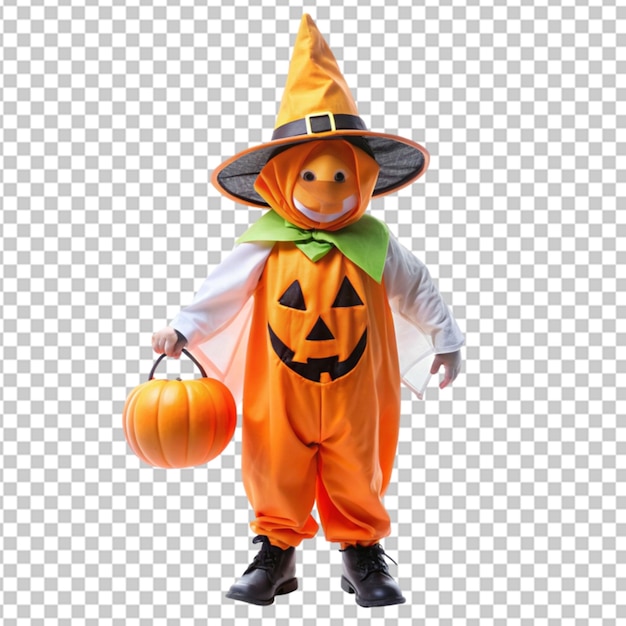 PSD kostium halloween na przezroczystym bg