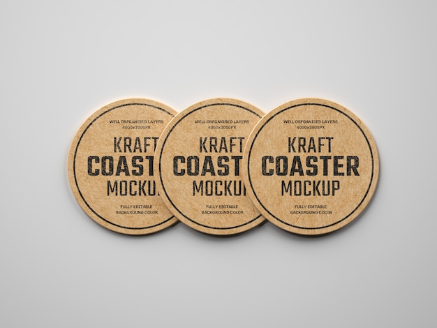 Kraft напиток coaster макет