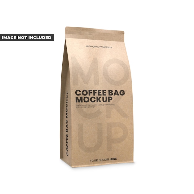 Kraft Coffee Bag Mockup