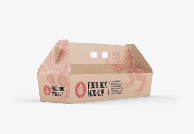 Kraft Food  Box Mockup