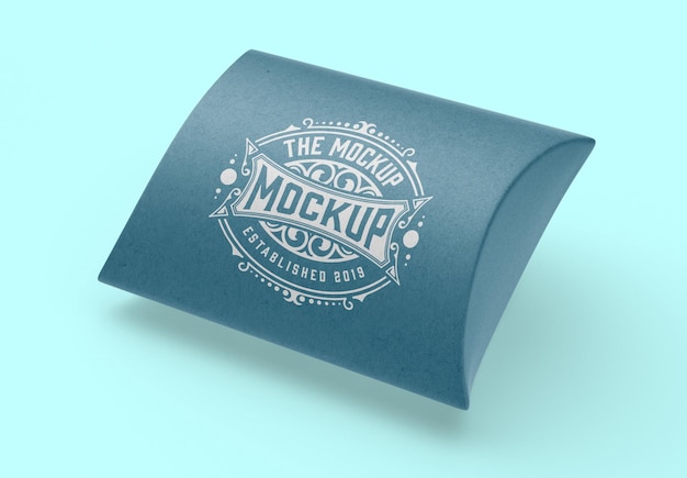 Mockup di scatola regalo kraft