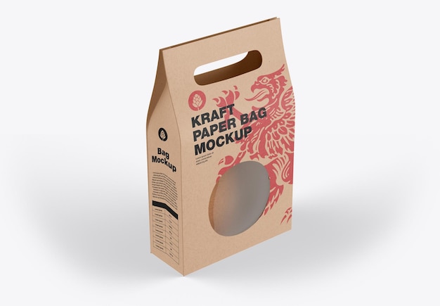 Mockup di sacchetti di carta kraft