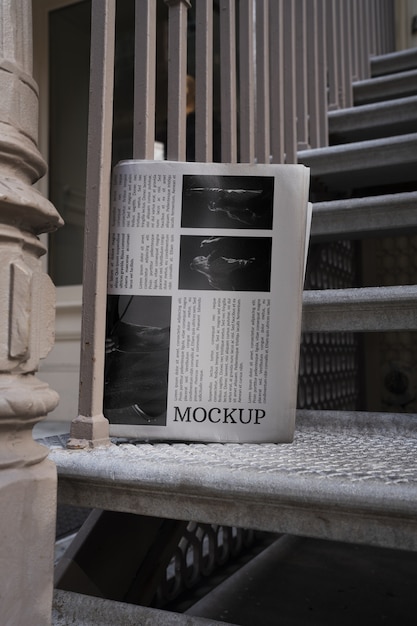 Krant mockup ontwerp