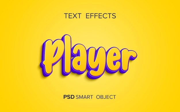 PSD kreatywny pogrubiony efekt tekstowy