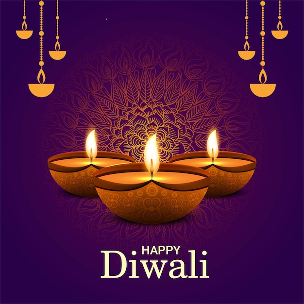 Kreatywny post w mediach społecznościowych z okazji Diwali