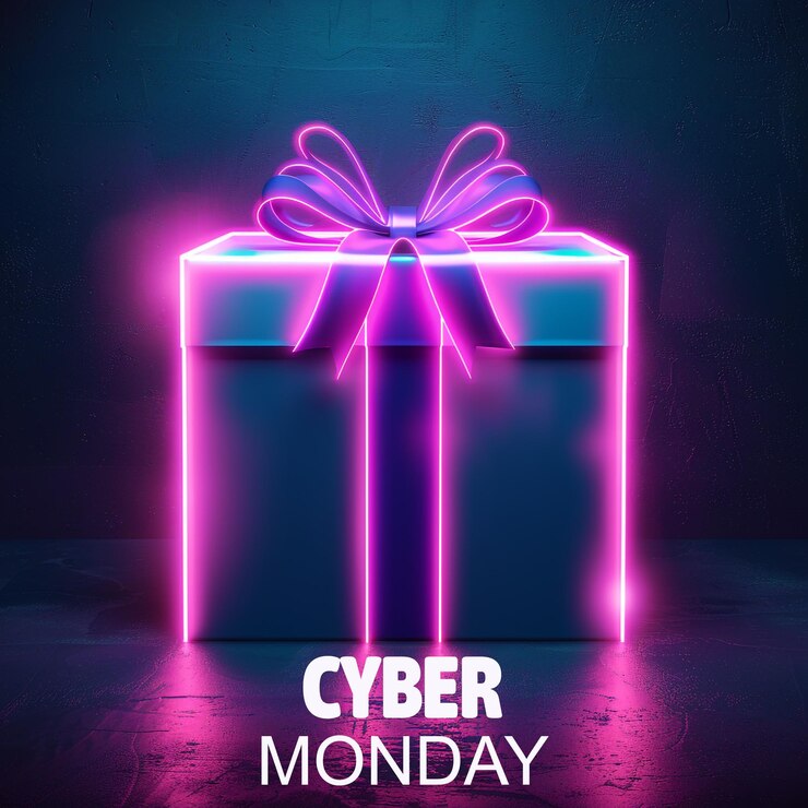 Kreatywny szablon banera na Cyber Monday