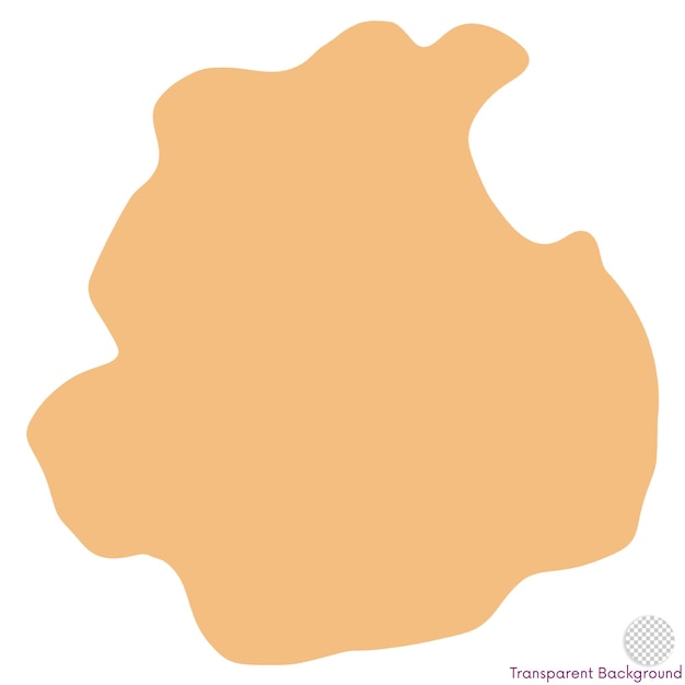 Krema geometryczna o abstrakcyjnym kształcie