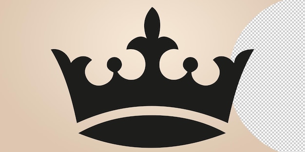 Kroon op transparante achtergrond
