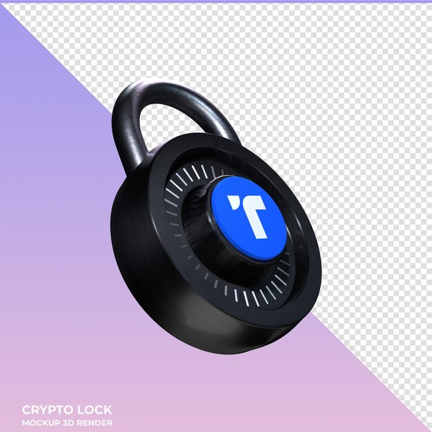 Krypto Lock Trueusd Tusd 3d Ikona