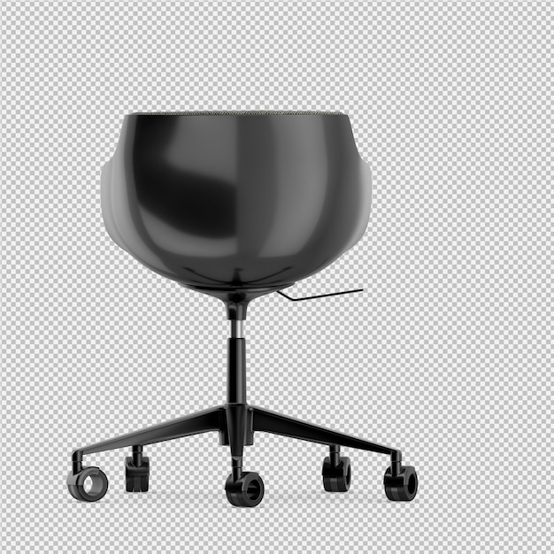 PSD krzesło biurowe 3d renderowania odizolowane