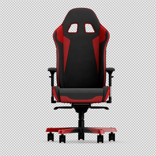 Krzesło biurowe 3D renderowania odizolowane