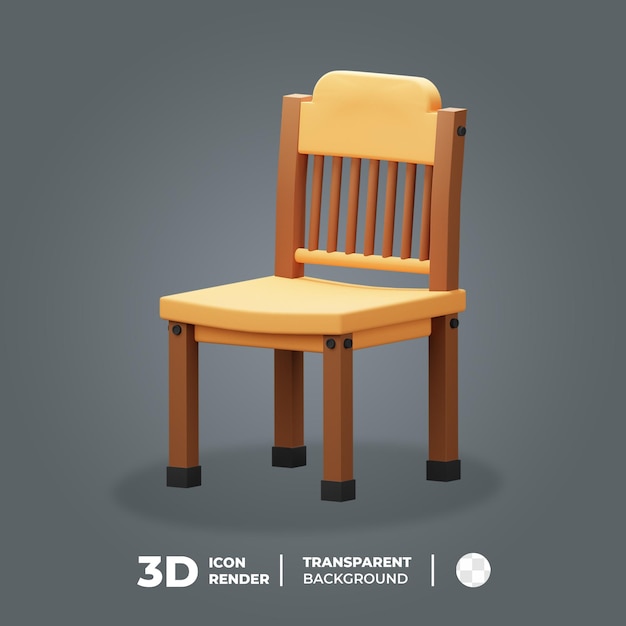 Krzesło Ikona 3D