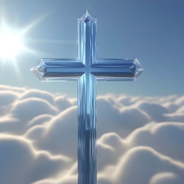 PSD krzyż na środku nieba