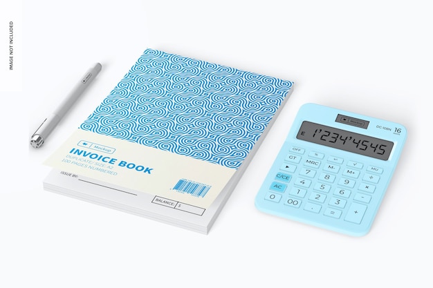Księga Faktur Z Makietą Kalkulatora