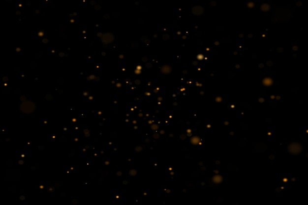 Kultainen pöly - bokeh-peittokuvat, valobokeh-tausta, valotehoste läpinäkyvällä bokeh-taustalla