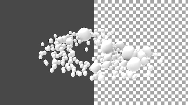 Kuplat ilman varjoa 3D-renderöinti