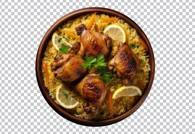 PSD kurczak biryani pikantny indyjski malabar biryani na ramadan