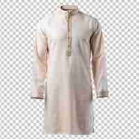 PSD kurta on transparent background