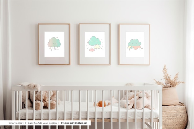 Kwekerij Frame Mockup Kinderkamer Frames Mockup Babykamer Frames Mockup Kinderkamer Frames Mockup