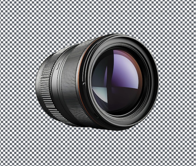 Laatste camera lens geïsoleerd op doorzichtige achtergrond