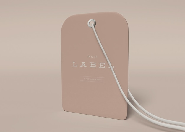 Label prijskaartje Mockup