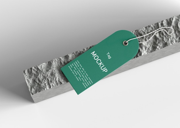 label tag mockup