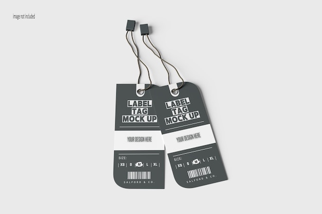 Label Tag Mockup