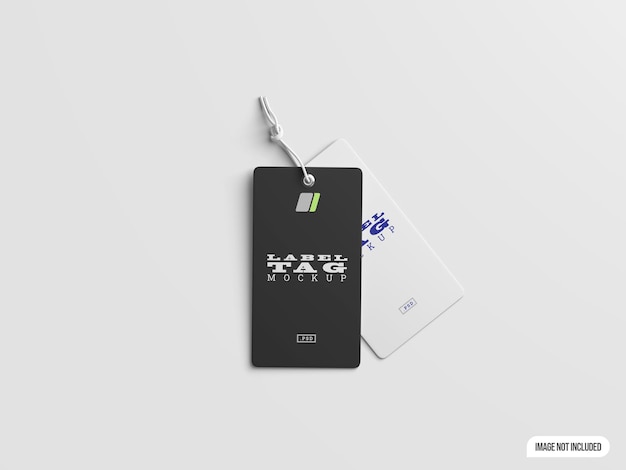 Label Tag Mockup