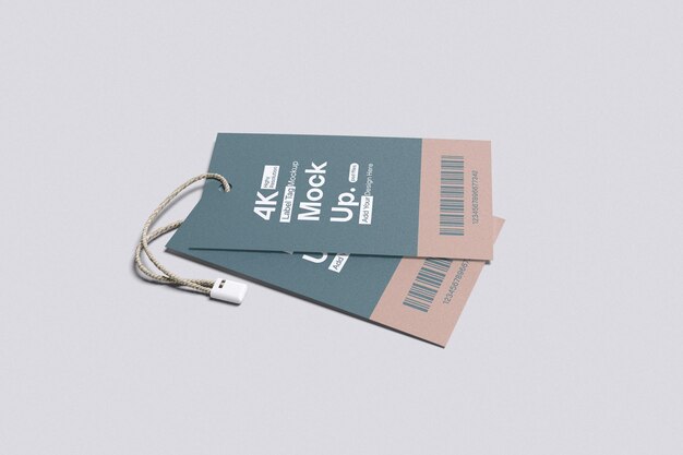 Label Tag Mockup