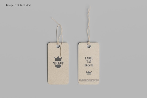 Label Tag Mockup