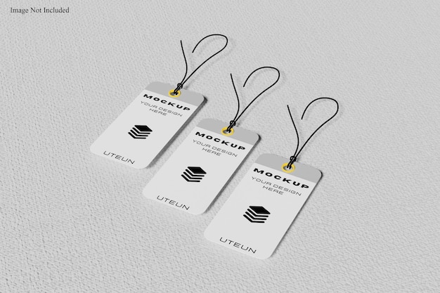 Label tag mockup