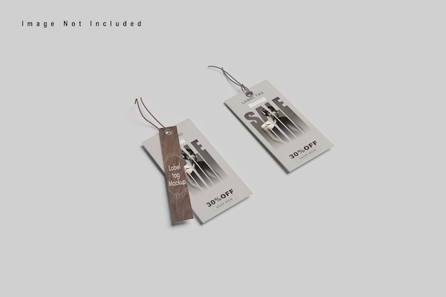 label tag mockup
