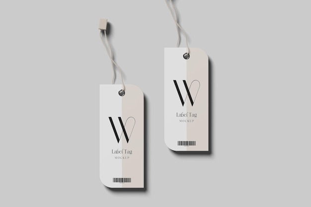 label tag mockup