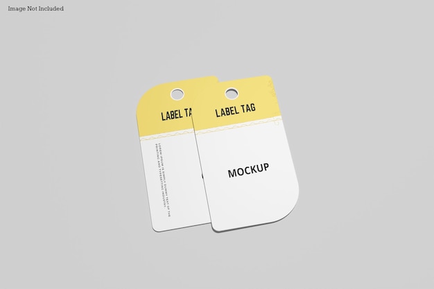 LABEL TAG MOCKUP