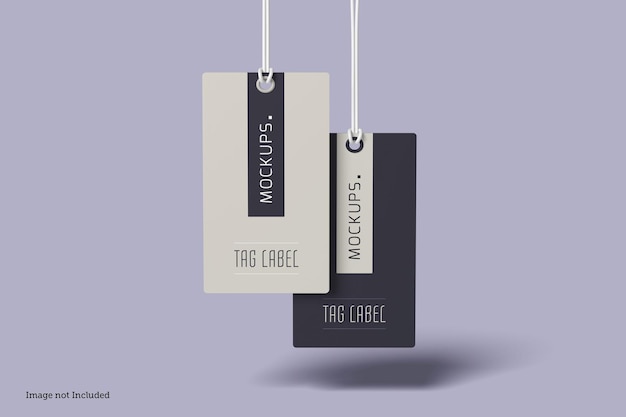 Label Tag Mockups