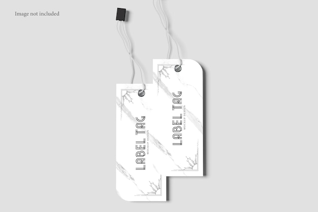 PSD etichetta tag psd mockup