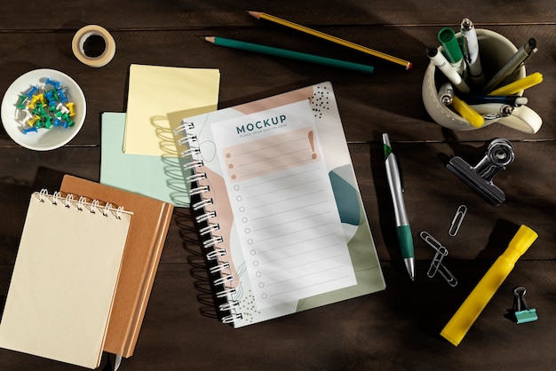 labor day card mock-up design with stationery