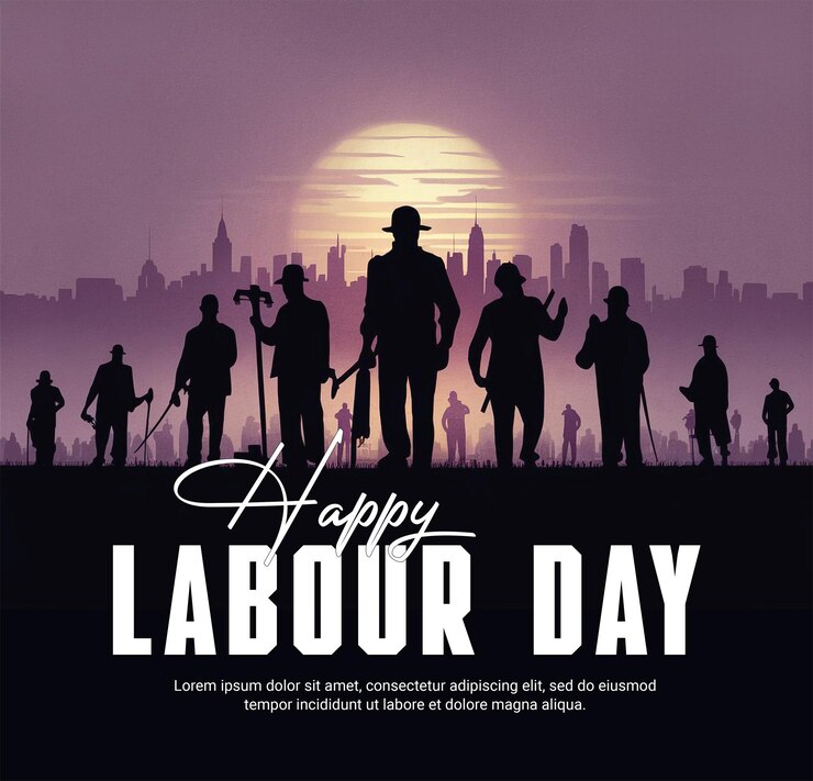PSD labor day social media banner