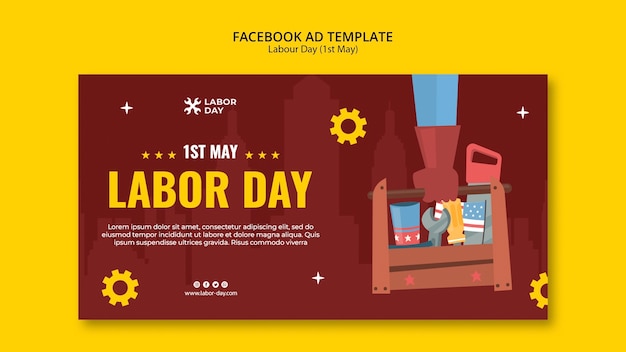 Labor day template design