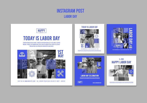 PSD labor day template  design