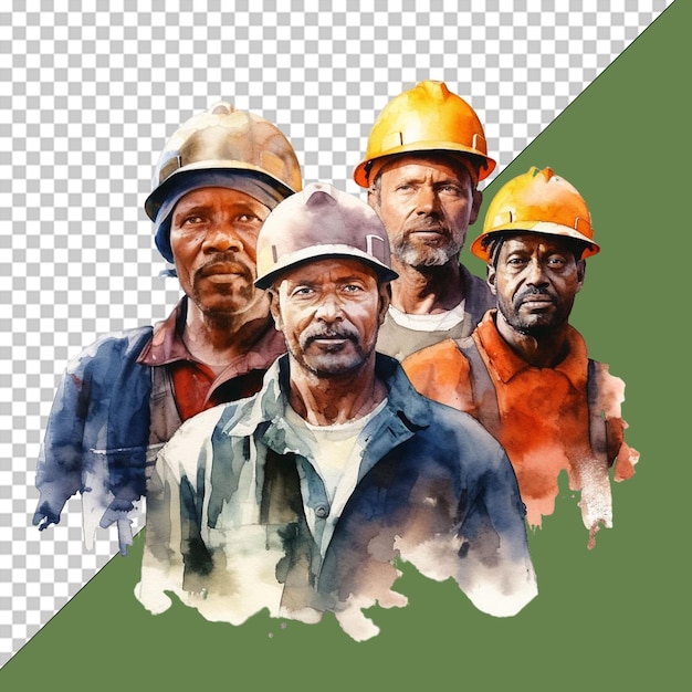 PSD labour day png illustration