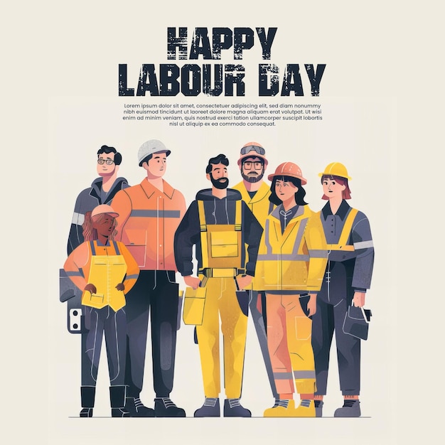 PSD labour day social media post