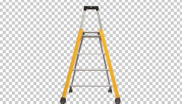 PSD ladder isolated on transparent background