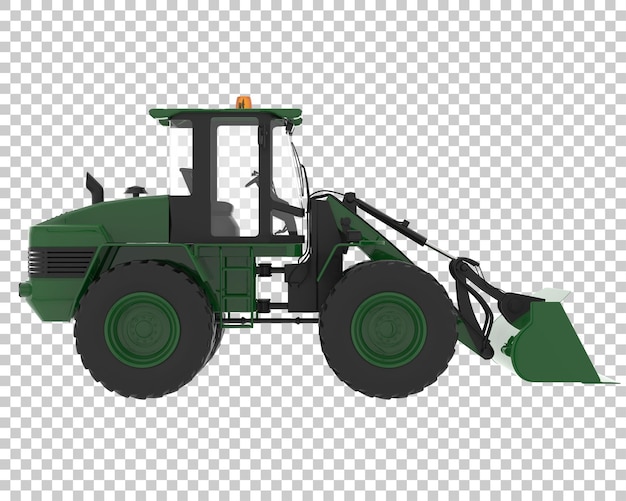 Lader op transparante achtergrond 3D-rendering illustratie