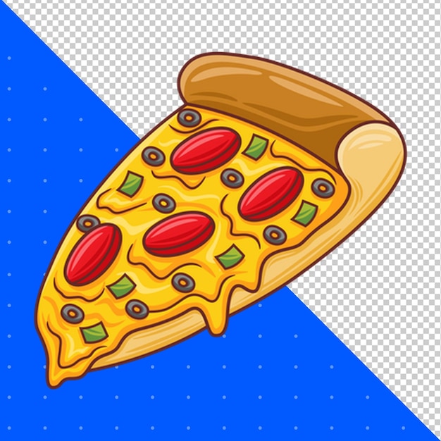 Ładna ilustracja maskotki z kreskówek Kolorowe pokarmy i emoji PNG Przezroczyste tło