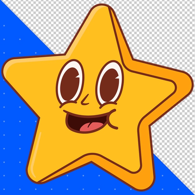 Ładna ilustracja maskotki z kreskówek Kolorowe pokarmy i emoji PNG Przezroczyste tło
