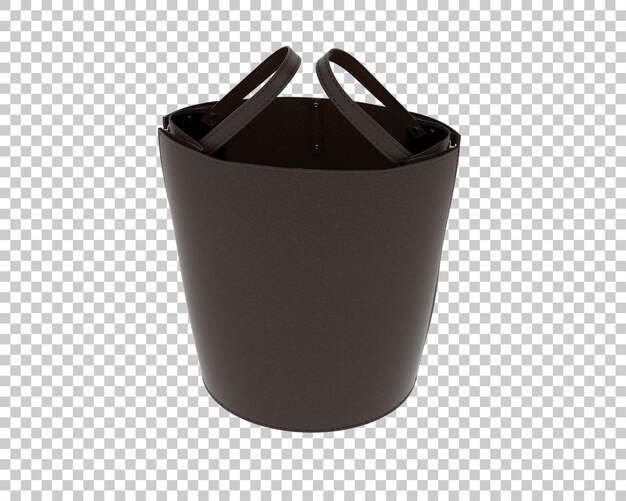 PSD lady bag isolated on background 3d rendering illustration